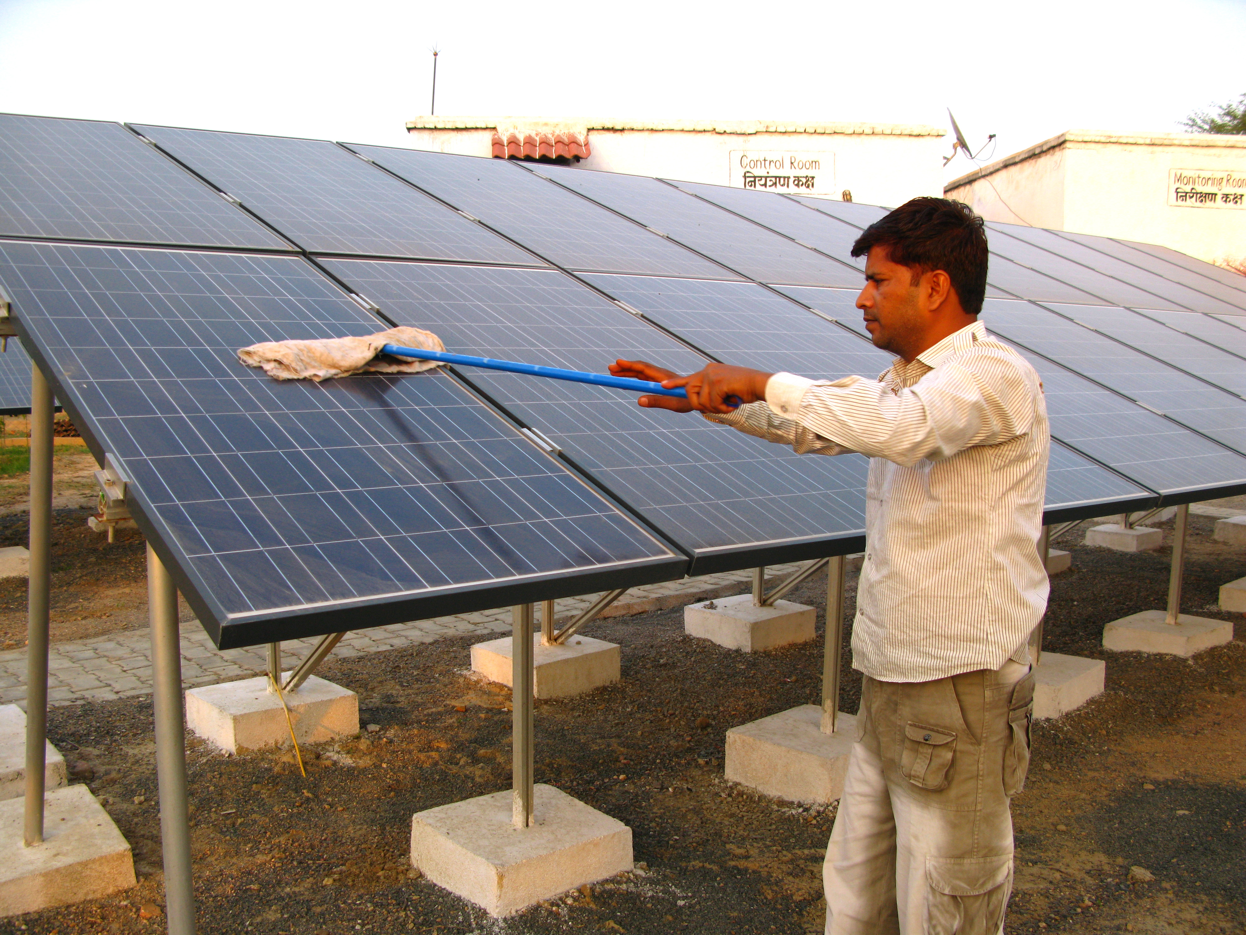 Solar energy - giving power - creating jobs